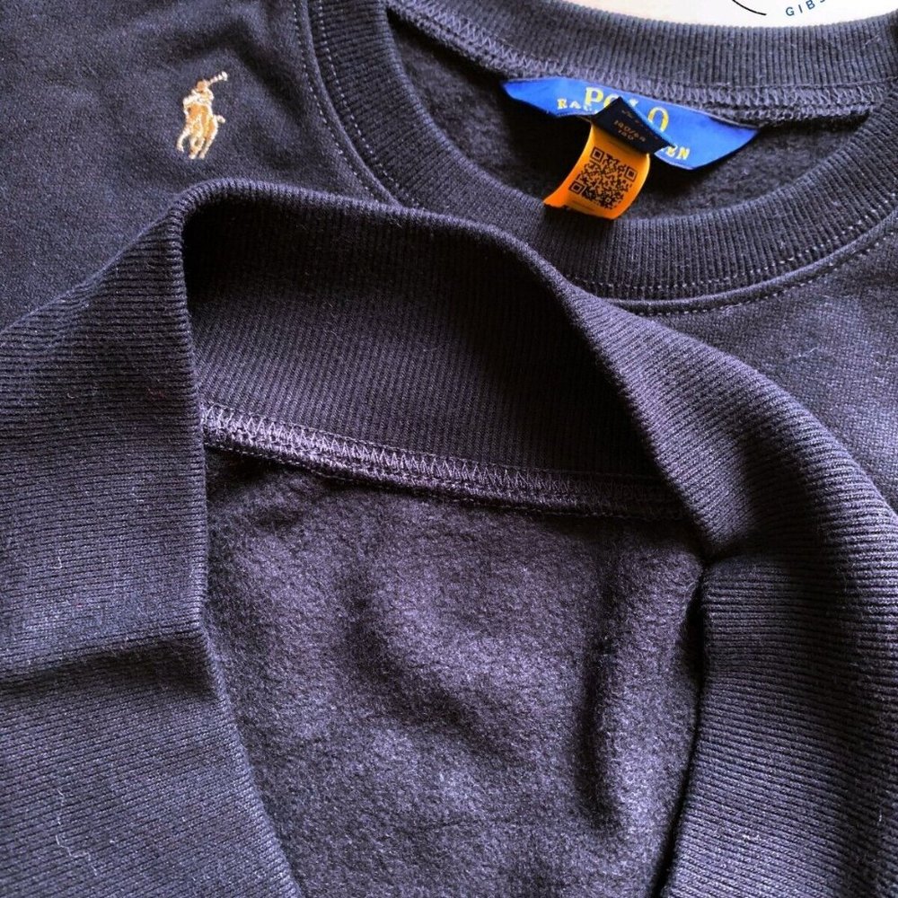 NWT Polo Ralph Lauren Girls SWEATER 8-10 Fleece ALL OVER PONY SWEATSHIRT… - Picture 6 of 6